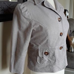 Cropped dress jacket